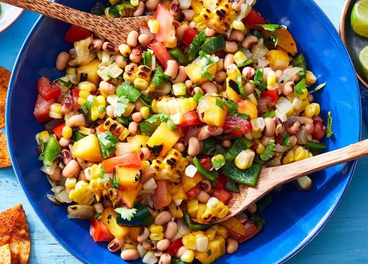 Garden2Table Recipe:  GRILLED PEACH-CORN SALSA