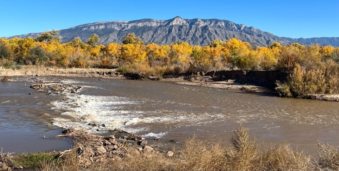 Rio Grande and Sandia Mountains